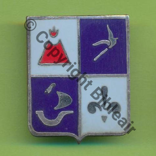 REU  A1050 BA.181 ST.DENIS LA.REUNION  DrP+Bol allonge Guilloche ondule Src.Y.GENTY 7EurInv 